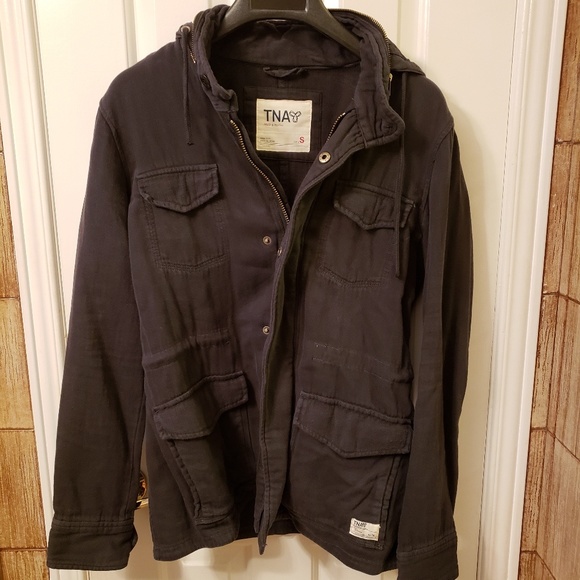 TNA Jackets & Blazers - TNA Dark Grey Utility Jacket